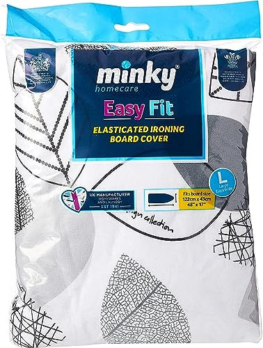 Minky PP23002000 Easy Fit Extra-Wide Ironing Board Cover, 122 x 43 cm