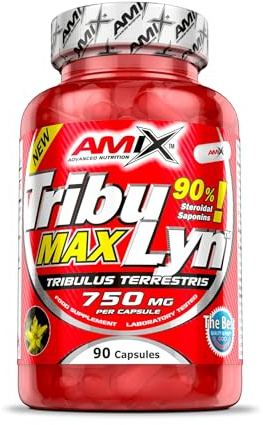 AMIX - Proteínas para Aumentar Masa Muscular - Tribulyn 90% en Formato de 90 Cápsulas - Ayuda a Incrementar la Fuerza y la Masa Muscular - Mejora la Libido