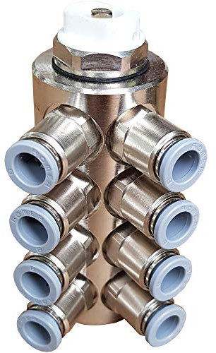 Jollytherm 10113 Aquaheat Verteiler 8-fach für Doppelrohr Warmwasser Fußbodenheizung