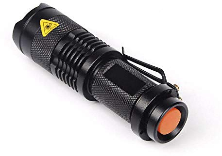 Generise Torcia portatile a LED potente mini torcia tattica – luce da campo super luminosa per polizia