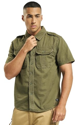 Brandit herr Vintage Shirt Shortsleeve Skjorta (1-pack)