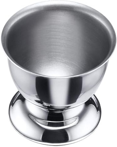 Westmark 4 Hueveras, Con pie, Apilables, ø 5 cm, Acero inoxidable, Plateado, 20742260