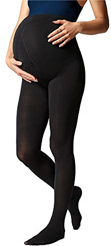 Be Mammy Collant Lingerie de Maternité Femme 100 DEN BE-1120 (Noir, S)
