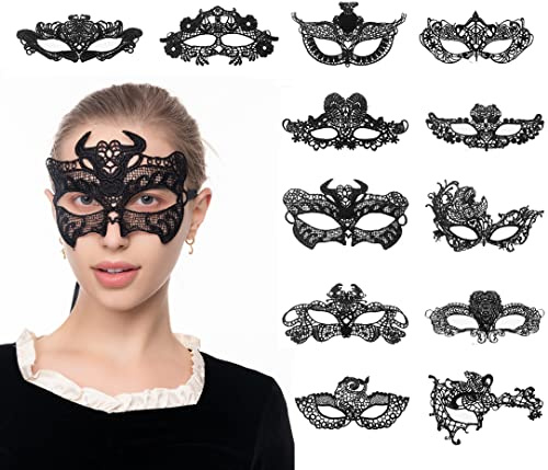 VKI® Venezianische Maske Damen und Herren Maskerade Karnevalsmasken Gesicht Kostüm Fasching Verkleidun