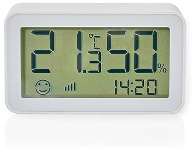 Nedis Smart Klimasensor | Zigbee 3.0 | Batteriebetrieben | Android™ / IOS | Weiss