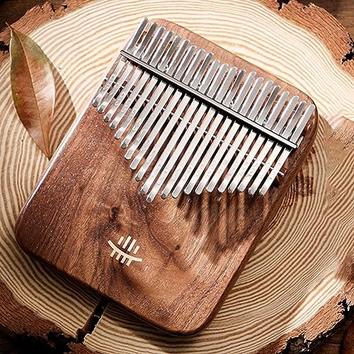 Kalimba 21 Tasten Walnuss Holz Tastatur Daumen Klavier Mit Tonabnehmer Tasche Hammer Geschenke Finger Klavier Mahagoni Mbira Sanza Musikinstrument