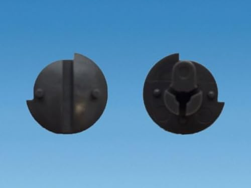coverandcarry Grey Turnbuckle Lock Screw X 2 For Caravan Fridge Vent. 295176612
