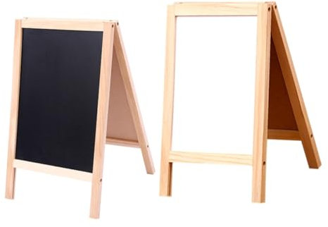 PLAFOPE 2stücke Doppelseitige Kreidetafel Für Mädchen Faltbare Staffelei Kompakte Schreibtafel Für Lernen Für Zuhause Und Schule