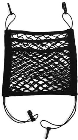 Pixaro Auto-Hundeschutz, Haustierbarriere, Aufbewahrungsnetzwerk für Autositz, Auto-Hundegitter und Hundegitter für Autos, universell, Hundeschutz mit Auto-Aufbewahrung, Netz-Zubehör für Rücksitz,