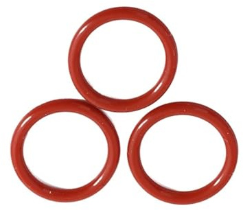YUQIWANG(レインキのお店) Rote Silikon-O-Ring-Dichtung CS 1,8 mm OD 5,4-83,6 mm VMQ-Dichtungsscheibe in Lebensmittelqualität, ölbeständiger Isoliergummi-Dichtungsring(OD 9.6mm 100Pcs)