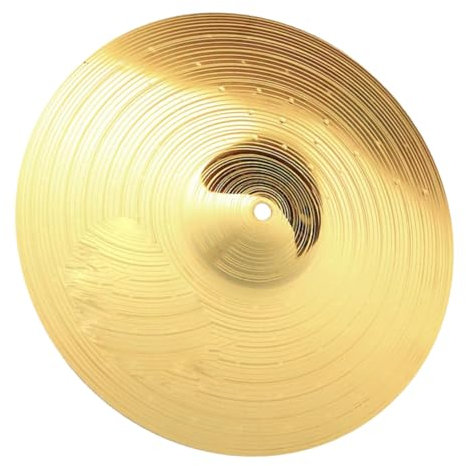 Kisangel Schlagzeugbecken Metall Jazz-drum-becken Crashbecken Übungs-schlagzeugbecken Schlagzeugzubehör Becken Mit Geringer Lautstärke Übungs-jazz-schlagzeugbecken