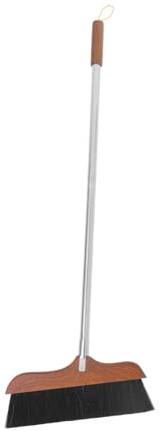 KOMBIUDA Escoba De Cerdas Suaves para Pisos Escoba De Mango Cepillo Antiestático para Limpiar Habitaciones y Eliminar Polvo De Material Duradero