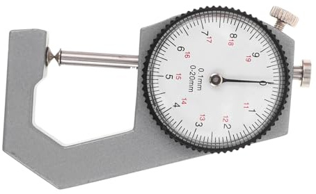 minkissy Spessimetro Micrometro Alta Precisione per Liuteria Strumento Antivibrazione per Misura Spessore Pannelli Violino e Chitarra Strumento Multifunzionale per Artigiani