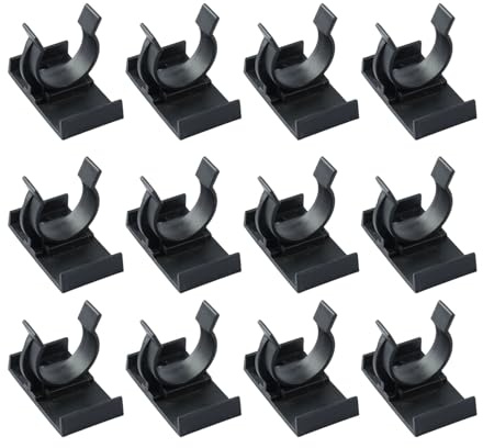 12 Stück Küchensockelhalter, stabile Befestigungselemente für 32 42 mm Schrankfüße, ohne Schrauben