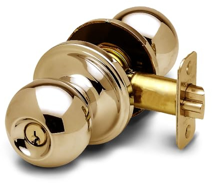 Kupfer Creek bk2040pb Ball Haustür Knauf, Messing poliert