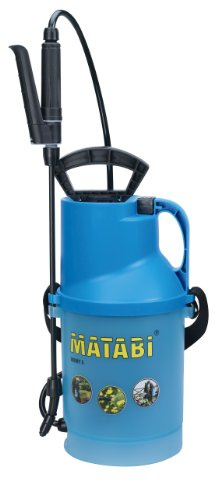 Matabi Berry- Pulverizador 5 | Sulfatadora Manual Previa Presión con Manguera de 1,3m - Apto Productos de Origen Natural - Fumigadora para Huerto y Jardín