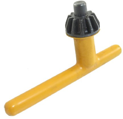 sourcing map Rechange 8mm Empreinte Diamètre 11 Dents Design Métal Percage Clé Mandrin