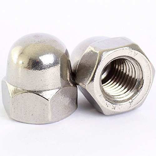 Bolt Base A2 Stainless Steel Dome Nuts Acorn Nuts M4 X 0.7mm Pitch - 5