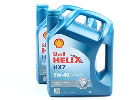 10L 10 Liter SHELL Motoröl Öl HELIX HX7 5W-40 5W40 MB 229.3 VW 502.00/505.00
