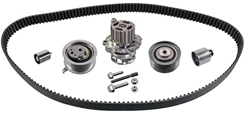 febi bilstein 45117 Zahnriemensatz mit Wasserpumpe, 1 Stück | Kompatibel mit: AUDI A3, A3 Cabriolet, A3 Sportback, A4 Allroad B8, A4 B8, A4 B8 Avant, A5, A5 Cabriolet, A5 Sportback, A6 C6