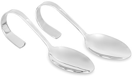 Wenco (2er Set Gourmetlöffel, Edelstahl, Silber, 21 x 5 x 5 cm, 2-Einheiten