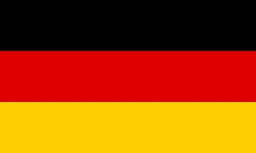 MC-TREND® Bandera de Alemania Bandera Bandera de Alemania (150 x 90 cm, poliéster, 90 x 60 cm