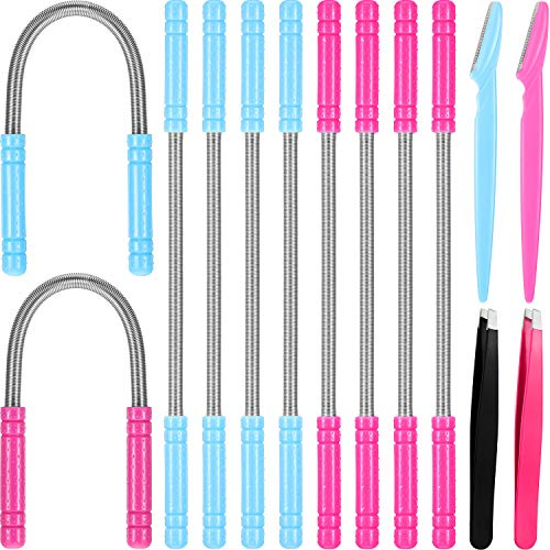 Hicarer 14 Pieces Spring Epilator Facial Hair Remover Set, Color a, Color A