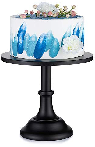 Alzata per Torta da 25cm Alzata per Torte Rotonda Cupcake Stand in Metallo, Piedistallo per Torta in Metallo, Vassoio per Snack, Centrotavola per Forniture da Forno