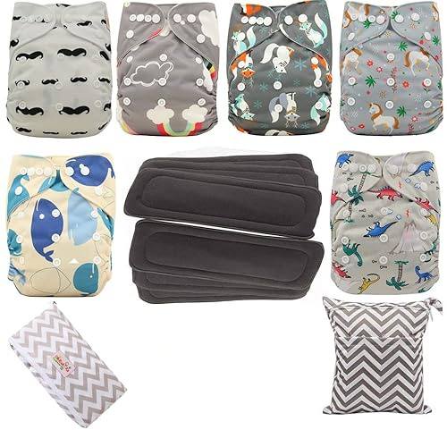 Baby Stoffwindel waschbar wiederverwendbare Windeln Taschenwindel für die meisten Babys und Kleinkinder (DIP04)