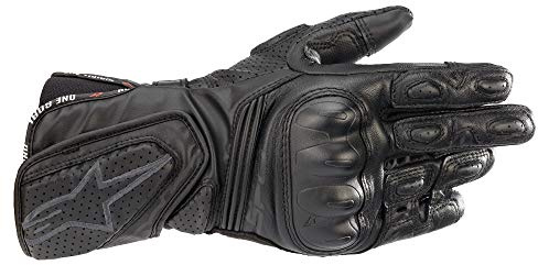 Alpinestars Guantes de Motocicleta Guante Largo de Motocicleta Stella SP-8 V3 Damen Handschuh Lang Schwarz XL, Damas, Sportler, Todo el año, Negro Mate