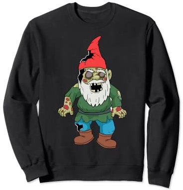 Zombie Garden Gnome Gardening Dekoration Sweatshirt