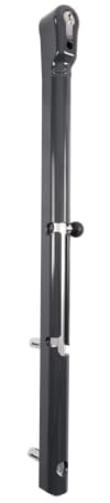 LOCINOX KEYDROP Bolzenstangenriegel abschließbar RAL7016 Anthrazit | Torriegel für Garten-, Hof- & Flügeltore | Verriegelt offen & geschlossen | 100 mm höhenverstellbar