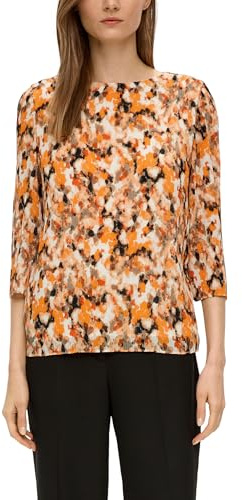 s.Oliver Chiffon-Bluse mit Webstruktur