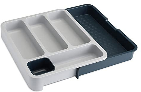 Besteckkasten, Schubladen-Organizer, Besteck-Organizer, Aufbewahrung, verstellbarer Besteckkasten-Halter für Besteck, Besteck, Küchen-Aufbewahrungstabletts, ideal zum Sparen von Stauraum in der Küch