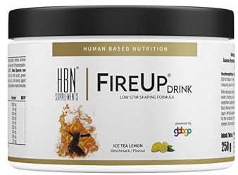 HBN Supplements - FireUp Drink - Pulver 250g (Ice Tea Lemon)
