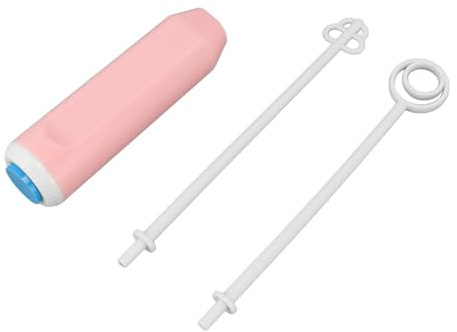 Batidora De Bebidas Portátil, Batidora De Fórmula Para Bebés, Mini Espumador De Leche, Batidora De Bebidas Con Pilas Para Café, Café Con Leche, Capuchino Y Batidor De Huevos(Rosa)