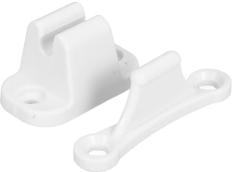 UKCOCO Door Stopper Retainer Für Wohnmobile Robuster Förmiger Türhalter Milchweiß Installieren Langlebig Für Wohnwagen Und Camping Verbessert Und Funktionalität