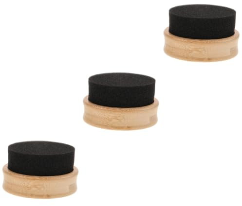 ABOOFAN 3pcs Wooden Cutting Board Applicator Brush Paste Wax Butcher Block Oil Brush