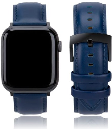 CORROPELLE Bracelet Montre Cuir Compatible avec Apple Watch 49mm 46mm 45mm 44mm 42mm 41mm 40mm 38mm, Élégant Bracelet Cuir Véritable Remplacement pour iWatch 11 10 9 8 7 6 5 4 3 2 1 Ultra3 2 1 SE3 2 1