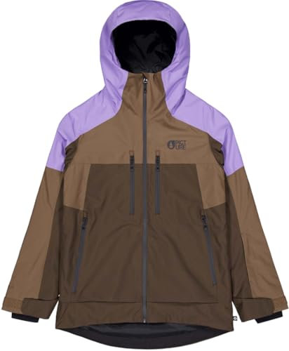 PICTURE EXA Jacke 2025 Paisley Cocoa Chicory, L