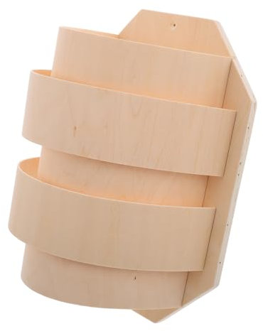 Amosfun Leichter Lampenschirm Aus Hellem Holz Sauna Lampenabdeckung Lichtdurchlässig Schutz Für Saunakabine Dekorativ Dampf Saunazubehör