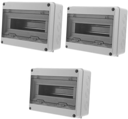 ARTIBETTER 3stücke Wetterfeste Outdoor-verteilerbox Elektrische Schutzbox Für Kabel Für Außenbereich Spritzwassergeschützt Und Langlebig Vielseitig Einsetzbar Für Verschiedene