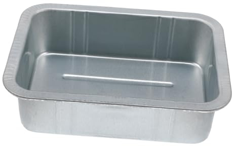 ULTECHNOVO Vasca di Raccolta Olio in Acciaio da 5 Litri, Vaschetta di Scarico Olio Motore Esausto Bordo Rinforzato, Contenitore Resistente per Officina Auto e Manutenzione Motori