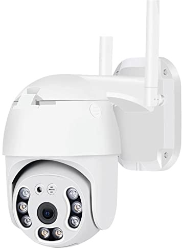 OTENC Caméras pour la sécurité à Domicile, 4G Carte SIM Caméra IP 1080P 3MP Full HD sans Fil Caméra de Sécurité Extérieure PTZ Audio Bidirectionnel AI Human Detect CCTV Caméra(4G 1080P 64GB Card)