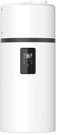 SMETA Pompe di calore 149 L Montaggio a parete - R290 Pompa di calore aria-acqua, efficienza per abitazioni, piccole famiglie e commerciali, facile installazione e silenzioso 50 dB, riscaldamento