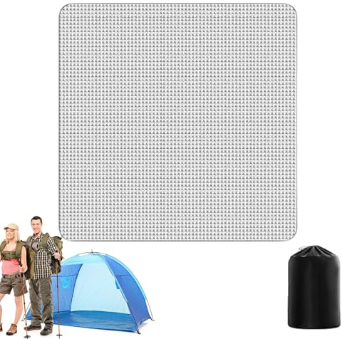 Estera para dormir para acampar - Almohadilla aislante del calor hecha de papel de aluminio, Estera aislante para acampar | Colchonetas ligeras para dormir en tienda de campaña para reflejar el calor