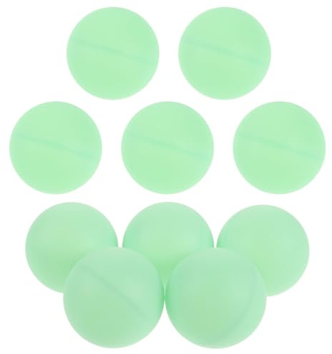 SOIMISS Leuchtende Tischtennisbälle 40mm 10 Stück Wiederverwendbar für Nachtspiele und Outdoor Events