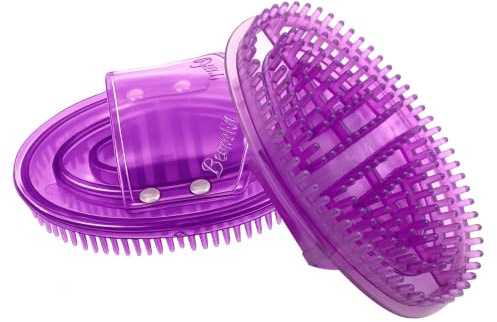 LgCiXli 2er Set Meridian Massagebürste für Körper & Kopf | Ergonomische Silikonbürste zur Muskelentspannung & Durchblutungsförderung | Professionelles Wellness-Massagegerät