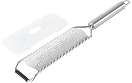 Zesteur de citron professionnel avec prise en main confortable en acier inoxydable, râpe à fromage avec poignée ergonomique