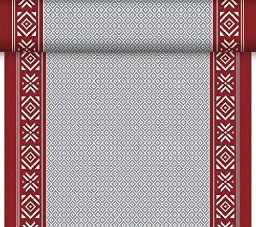 Duni Tête-à-Tête-Tischläufer alle 120 cm perforiert 40 x 2400 cm Winter feeling